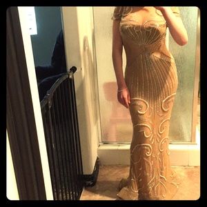 Authentic Charbel Zoe  dress custom made